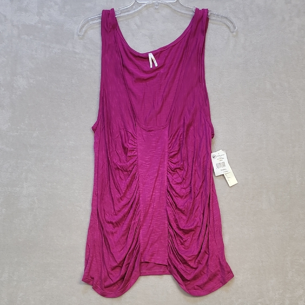 Vibrant Magenta Sleeveless Tank Top